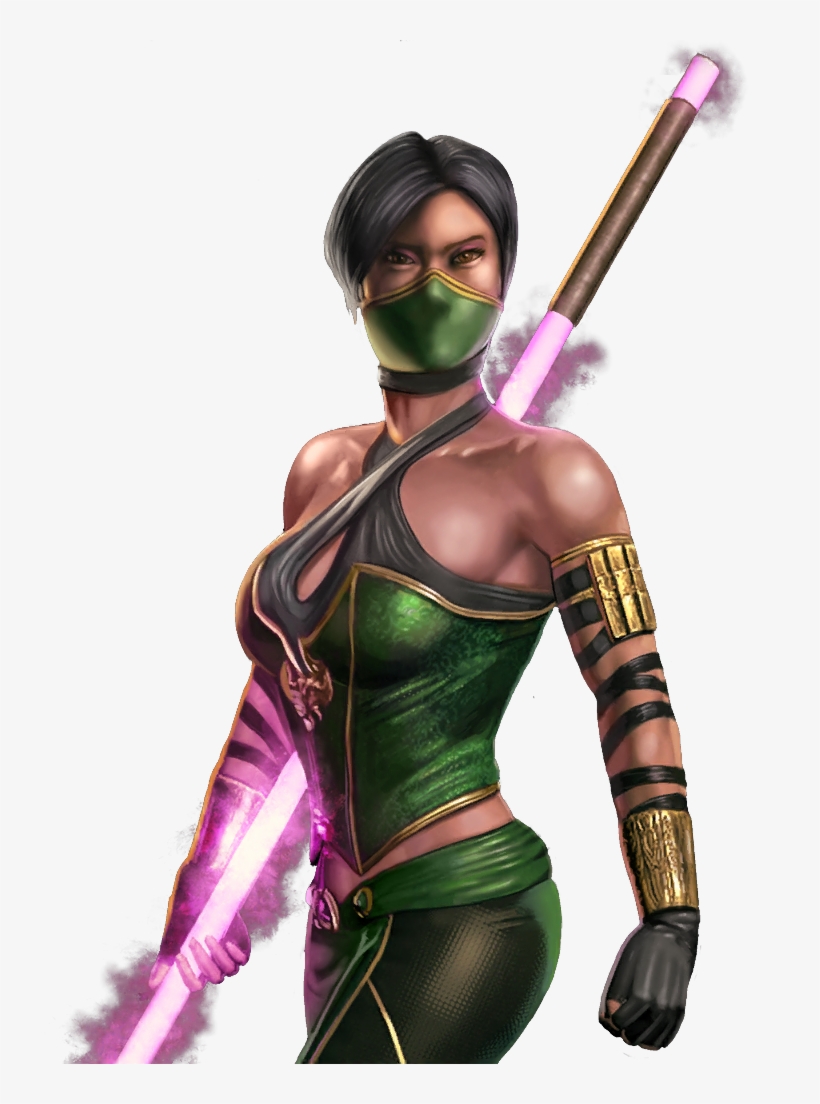 Drawing Woman Mortal Kombat Girl - Jade Mortal Kombat X Mobile, transparent png #695602