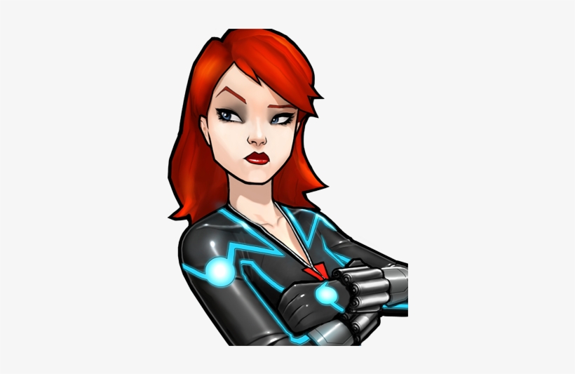 Black Widow Rank 5 Icon - Black Widow Marvel Academy, transparent png #695807