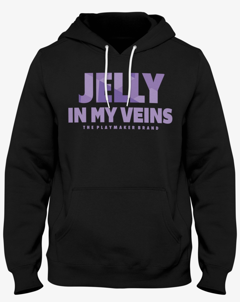 Jelly In My Veins Hoodie - Your Design Here Hoodie, transparent png #696236