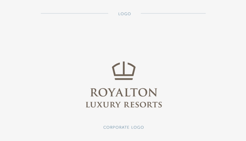 Modern Luxury Logo Royalton Luxury Resort Concept Branding - Royal Society, transparent png #696381