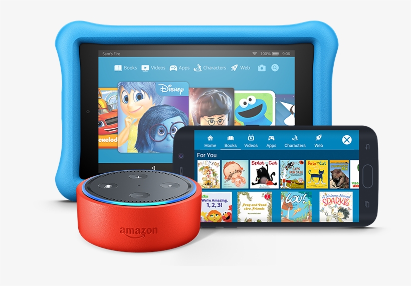 Amazon Echo Dot Kids Edition Kids Content - Kindle Fire, transparent png #696396