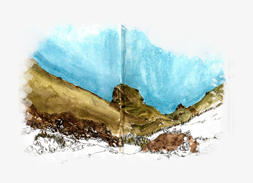 That Left A Smile On Her Face, With The Mystery That - Painting, transparent png #696521