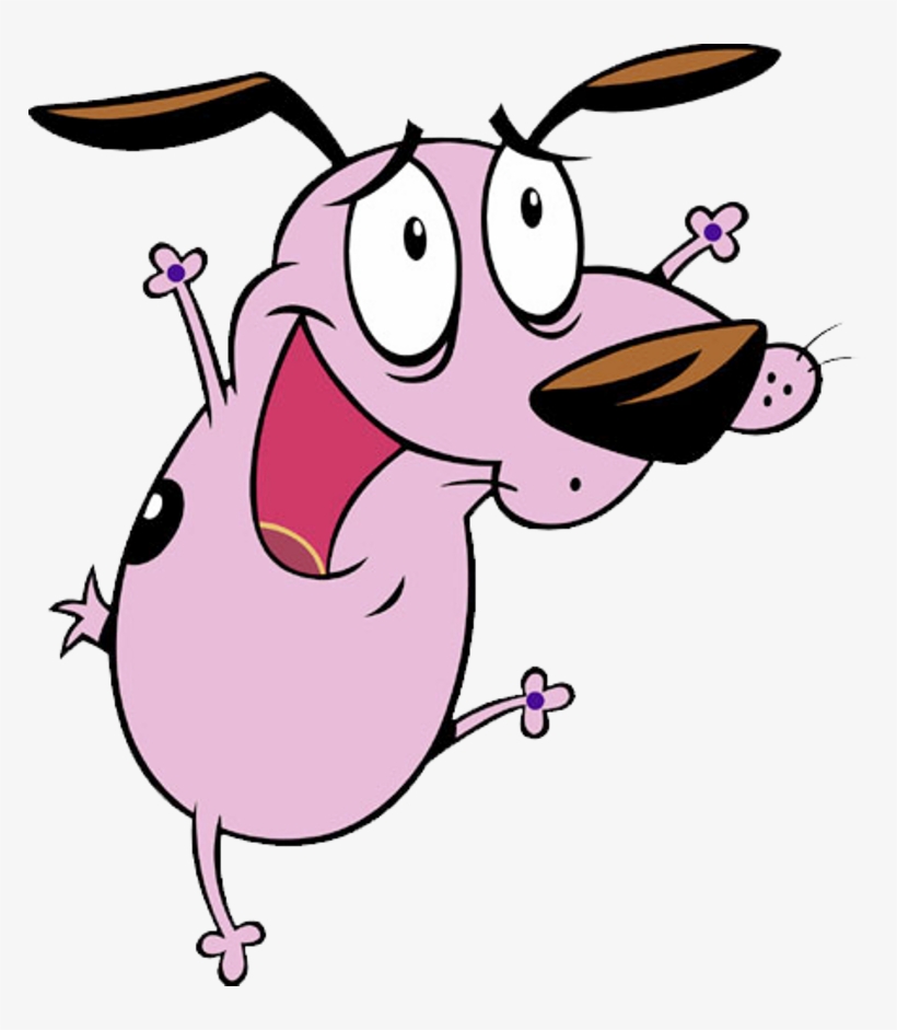 Inside Out Luke Yannuzzi - Courage The Cowardly Dog Clip Art, transparent png #696943