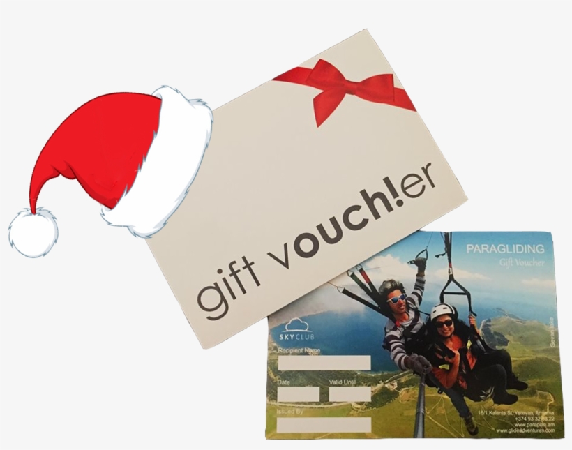 Gift-certificate Png New Year - Powered Paragliding, transparent png #697164