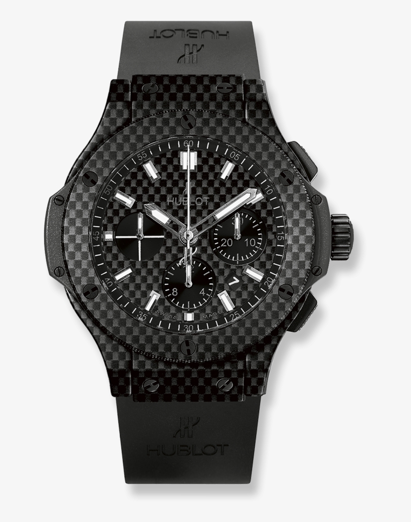 Big Bang All Carbon - Hublot Big Bang 44, transparent png #697219