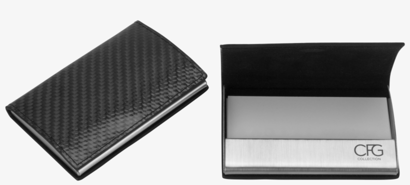 Graphic Transparent Stock Cards Holder For Free Download - Cfg Collection Carbon Fiber Business Card Holder, transparent png #697322