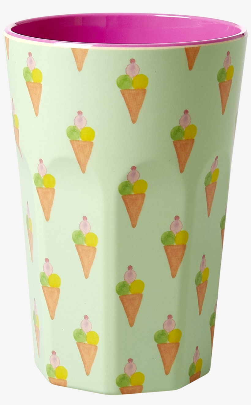 Melamine Cup With Ice Cream Print - Mug, transparent png #697581