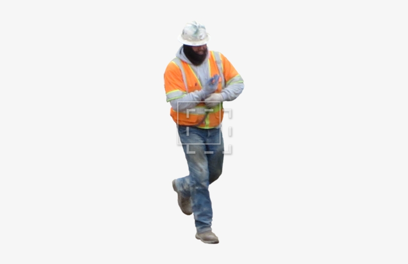 Smiling Construction Worker - Construction Worker, transparent png #697709