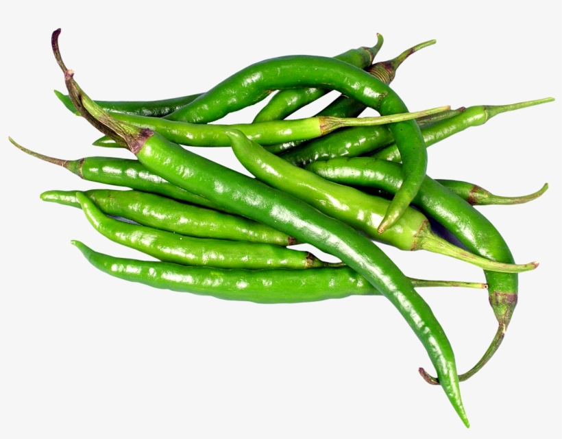 Green Chili Peppers Png Image - Chilli Green, transparent png #697771