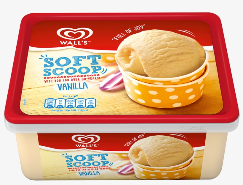 Walls Vanilla Ice Cream, transparent png #698050