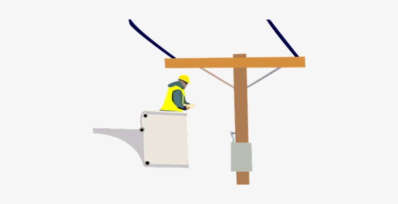 Electrician, Power Lines, Worker, Trade - Png Electricity Worker, transparent png #698100