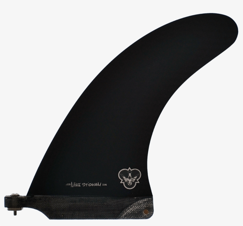75″ Carbon Fiber - Fcs Longboard Dolphin Fin 10, transparent png #698256