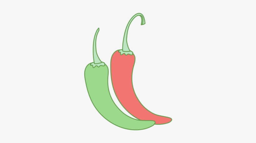 Banner Black And White Stock Cayenne Chili Natural - Chili Pepper, transparent png #698277