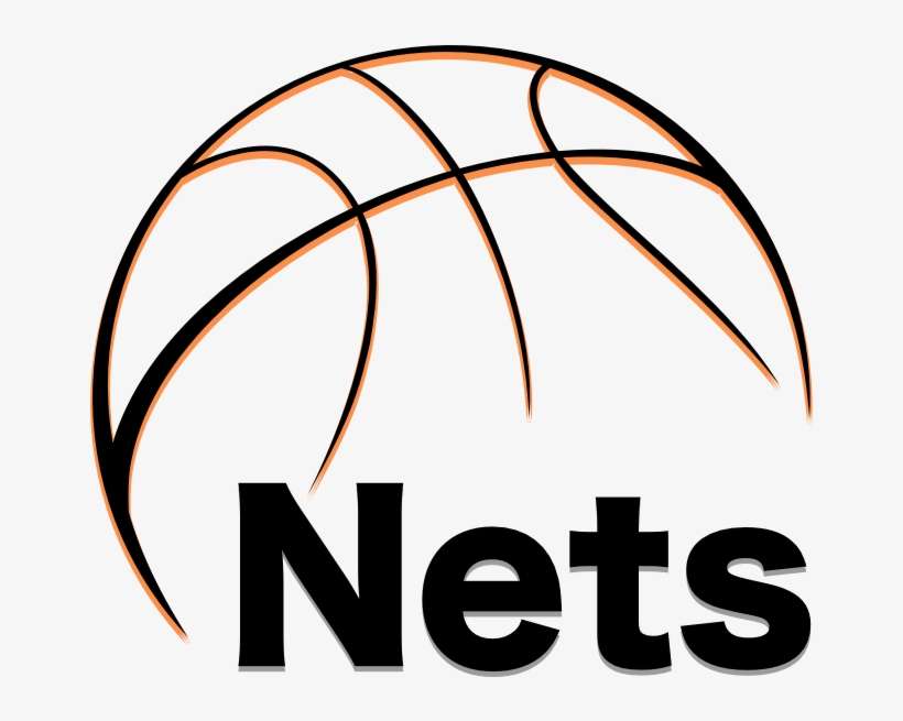 The Brooklyn Nets - Vector Basketball, transparent png #698519