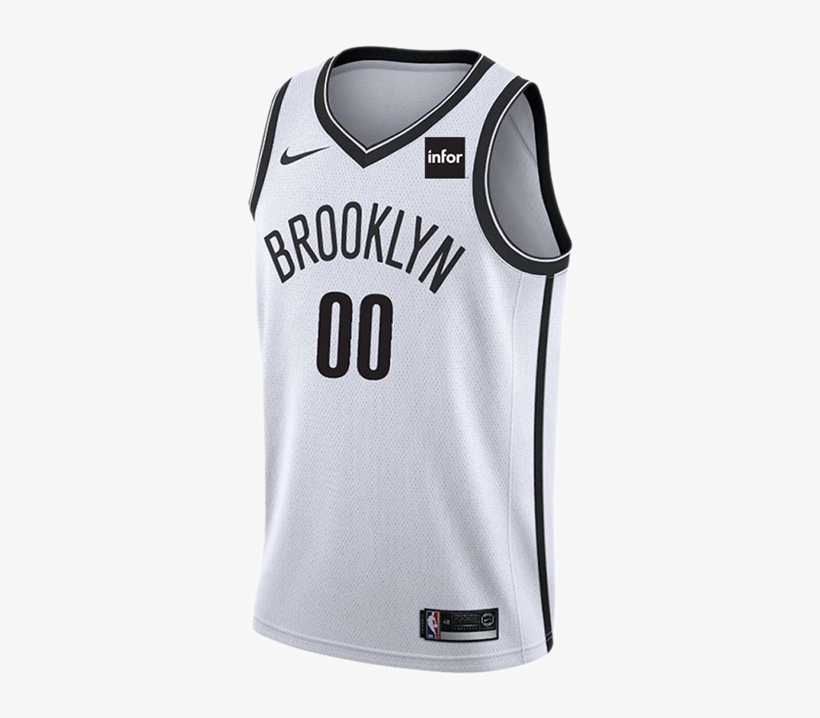 brooklyn nets black and white jersey