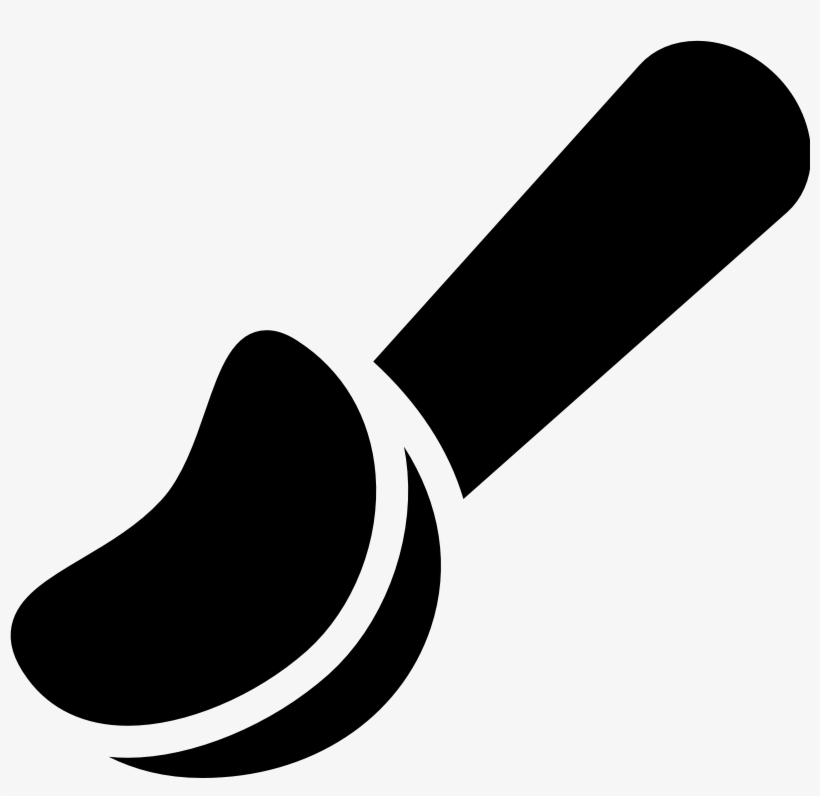 Ice Cream Scoop Png Download - Ice Cream Spoon Icon, transparent png #698880