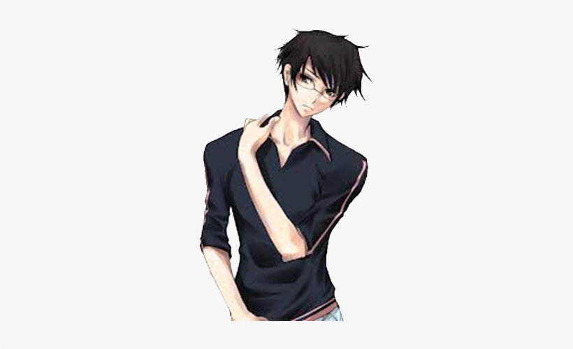 Anime Boy Png Image - Ouran Highschool Host Club Kyoya Fan Art, transparent png #699225