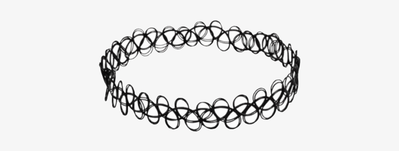 90 S Tattoo Choker 1 V=1527358946 - Elastic Choker, transparent png #699323