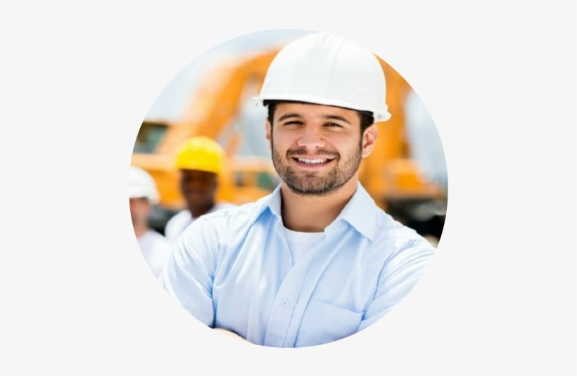 Large Happy Construction Worker1 - Construction Employee, transparent png #699372