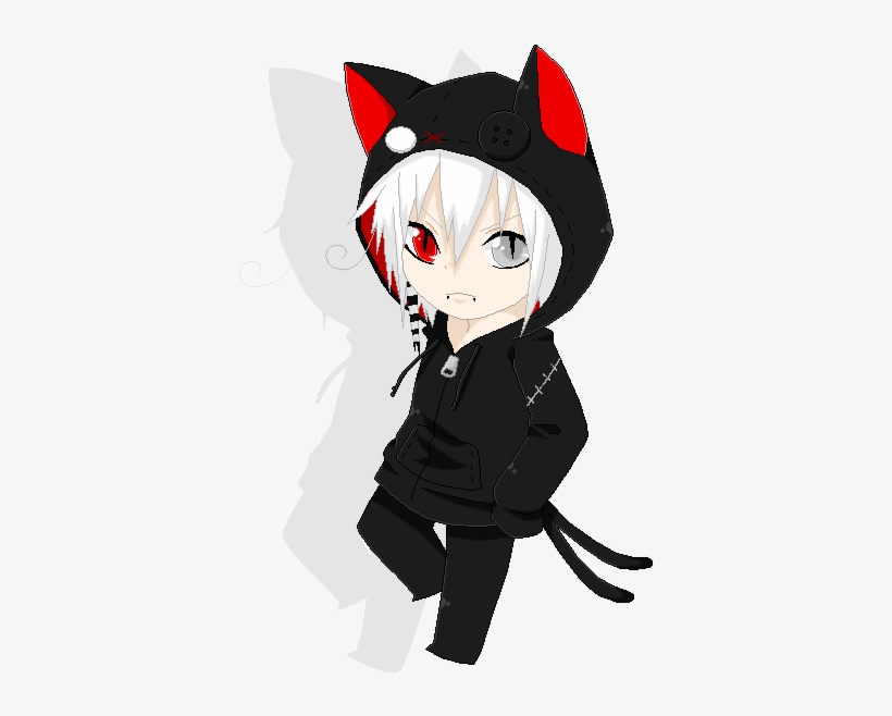 Chibi Suzuna Nekomata Hoodies By Psychose Shk-d6mbpuw - Chibi Boy Anime Chibi, transparent png #699612