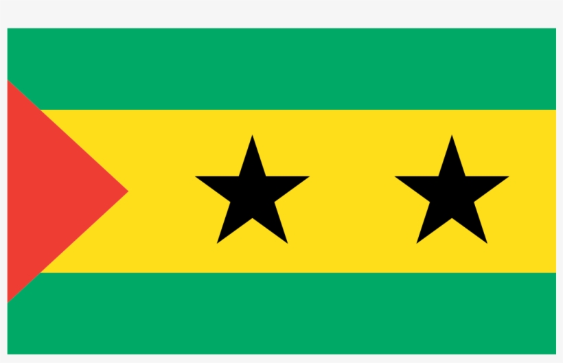 Sao Tome And Principe Flag, transparent png #6902126