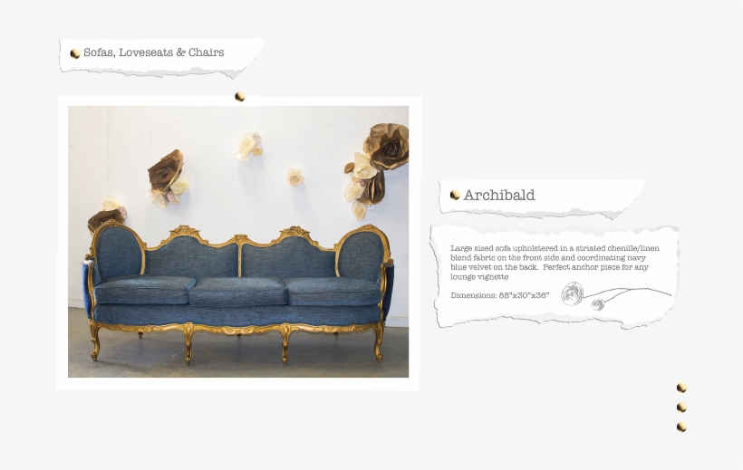 Archibald Sofa, transparent png #6903003