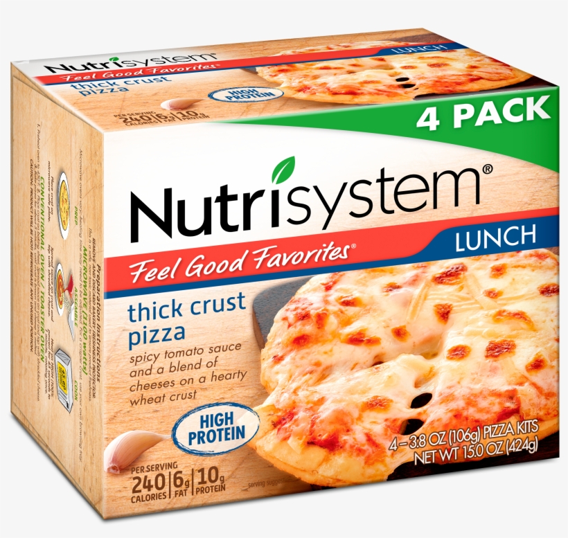 Nutrisystem Feel Good Favorites Thick Crust Cheese, transparent png #6903836