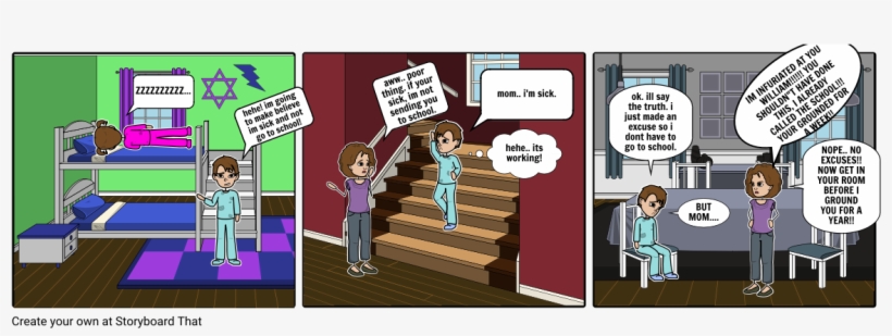 William Gets In Trouble, transparent png #6904434
