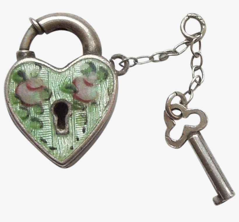 Green Guilloche Walter Lampl Sterling Silver Enamel, transparent png #6904768