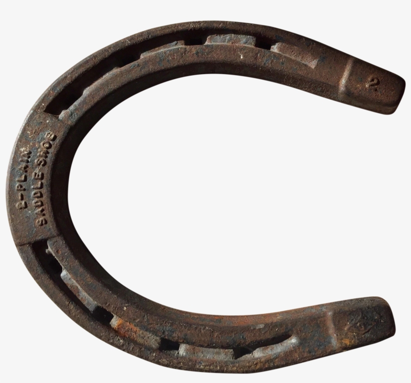 Vintage Diamond Drop Forged Lucky Horseshoe On Chairish, transparent png #6905519