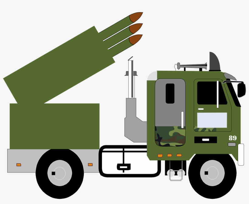This Free Icons Png Design Of Missile Truck V4, transparent png #6906788