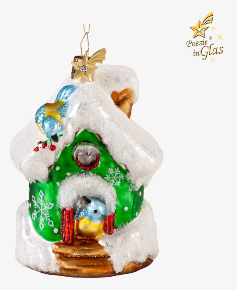 Bird House Winter With Blue Tit, transparent png #6908515