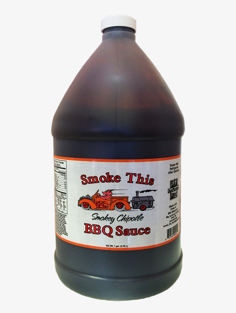 Smoke This Smokey Chipotle Bbq Sauce Gallon, transparent png #6909113