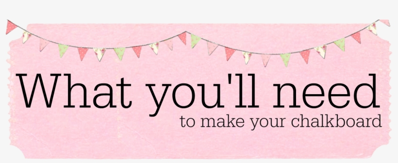 How To Make A Chalkboard From A Photo Frame, transparent png #6909656