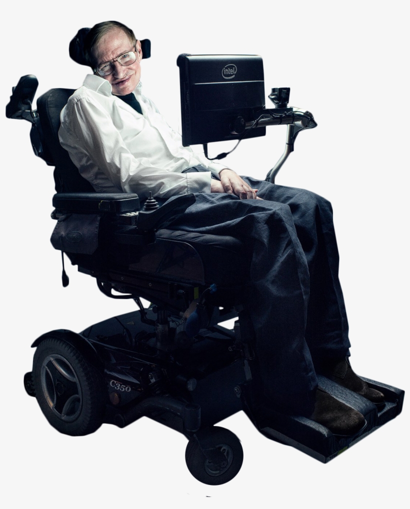 Stephen Hawking In Wheelchair Png Image, transparent png #6909888