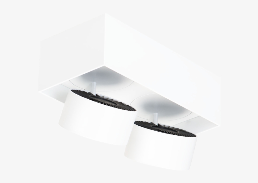 Led Twin Surface Mounted Spotlight Box White, transparent png #6910826