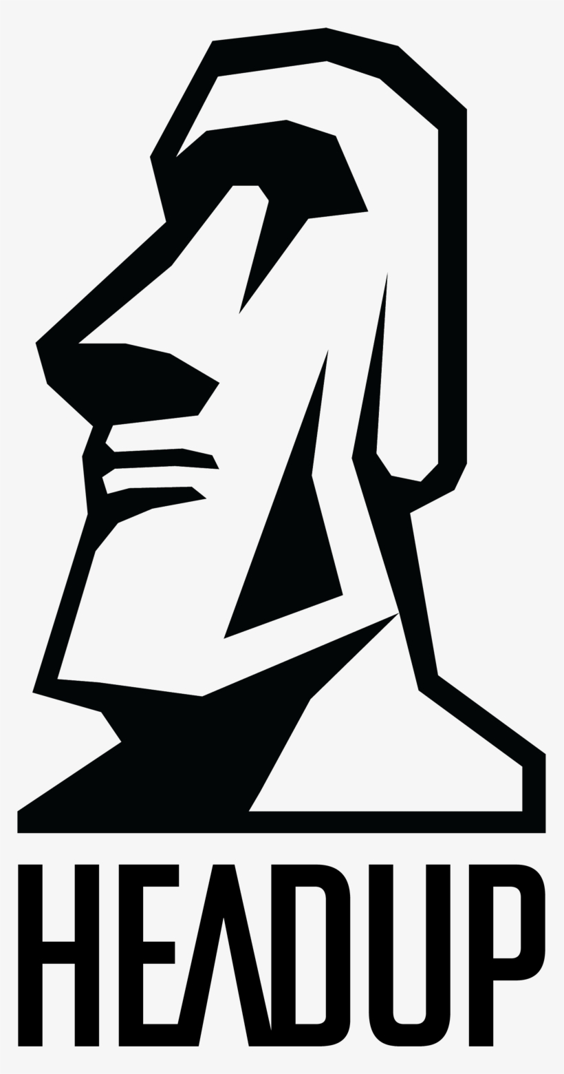 Logo New Headup-logo Black Headright Hochkant, transparent png #6912390