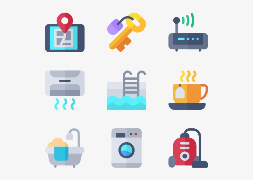 Hotel 50 Icons, transparent png #6912841