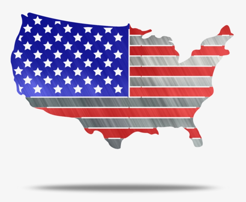 Usa Metal Conus Flag Metal Wall Art, transparent png #6913806