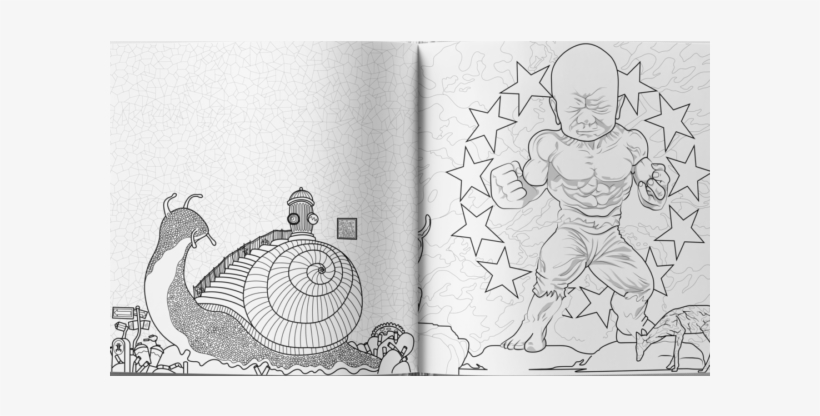 The Ultimate Street Art Coloring Book 8 - Free Transparent PNG Download