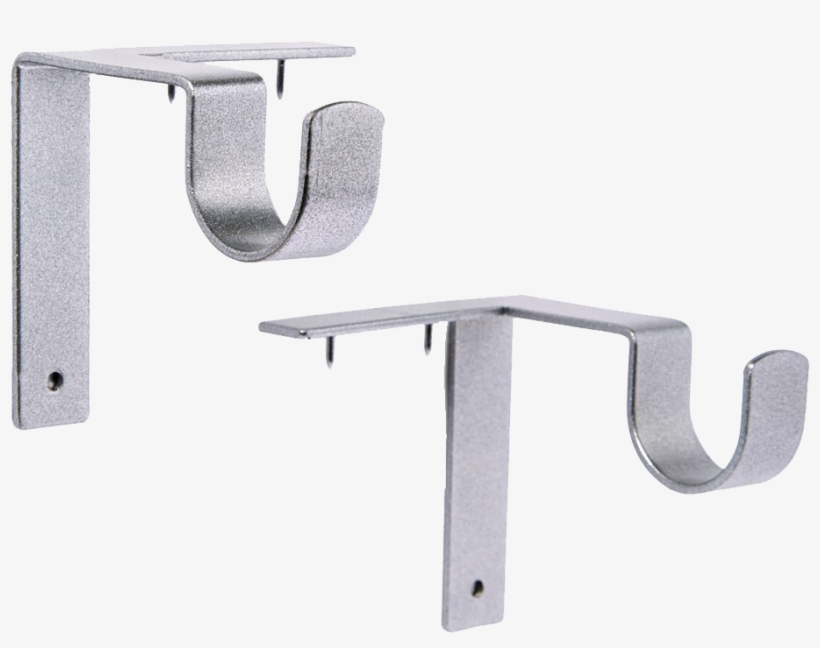 Single Curtain Rod Brackets, transparent png #6917319