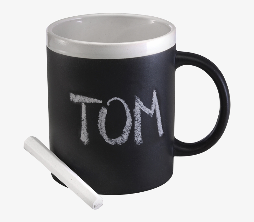300ml Stoneware Chalk Board Mug,, transparent png #6917593