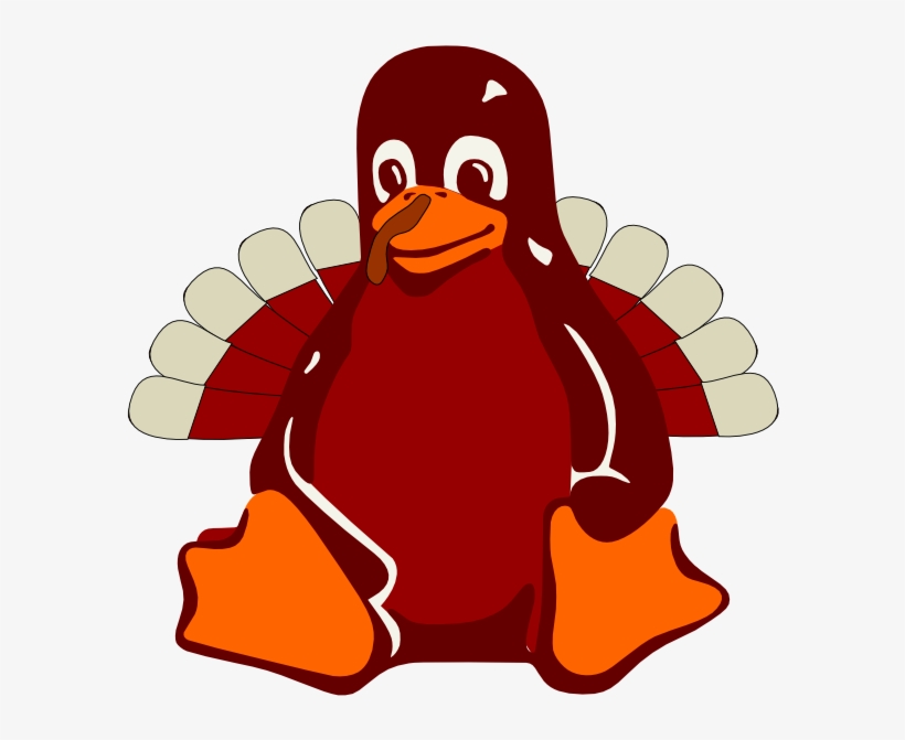 62264 Hokie Tux, transparent png #6918863
