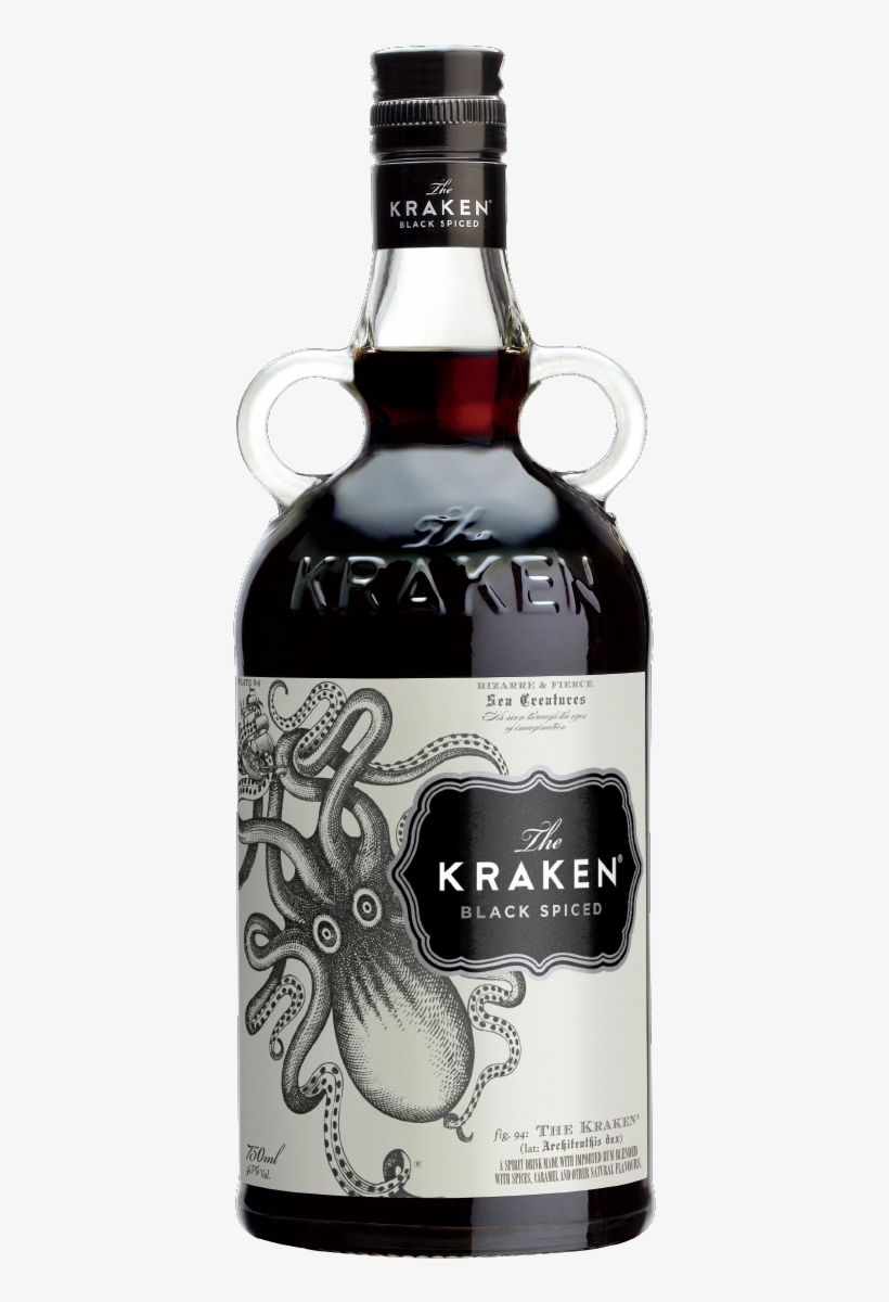 The Kraken Black Spiced Rum Is Named For A Seabeast, transparent png #6920963