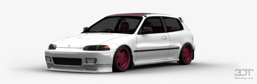 Honda Civic 3 Door Hatchback 1992 Tuning, transparent png #6921175