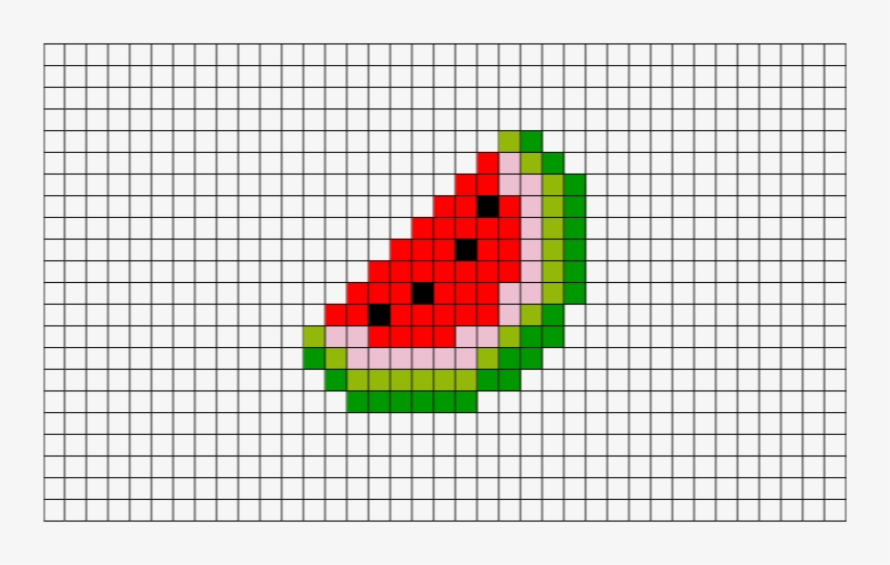 Http - //cdn - Shopify - Watermelon Pixel Art Watermelon, transparent png #6923273