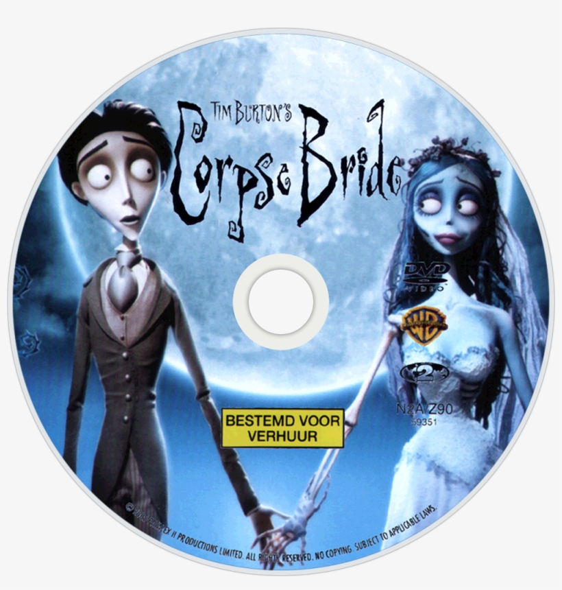 Corpse Bride Dvd Disc Image, transparent png #6924418