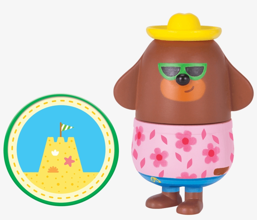Duggee With Sand Castle Badge, transparent png #6924419