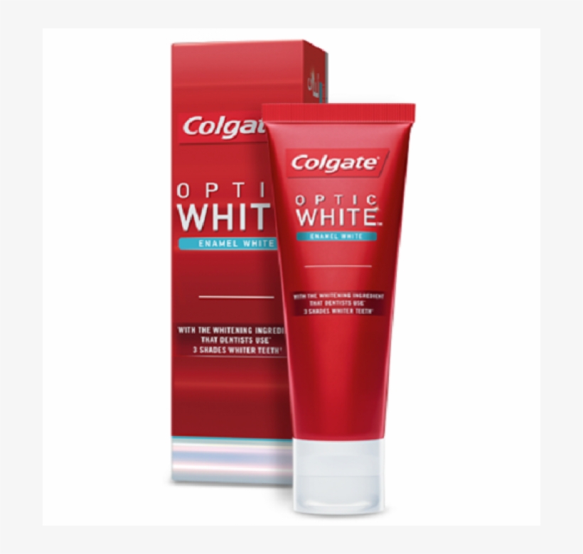 Colgate Optic White Toothpaste Sparkling Mint 95g, transparent png #6924581