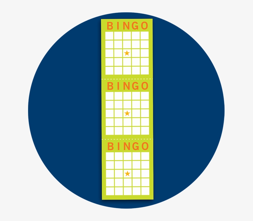 A Strip Of Three Bingo Cards, transparent png #6926473